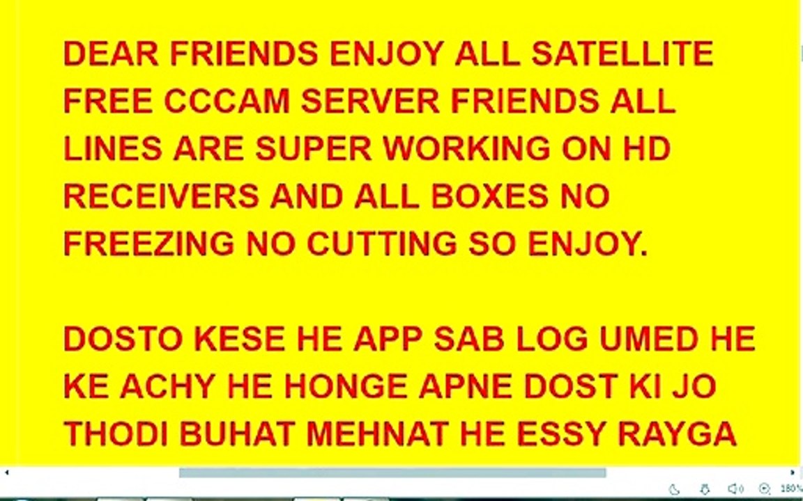 FREE  Cline CCCAM SERVER 1 MONTH | 9-12-2018