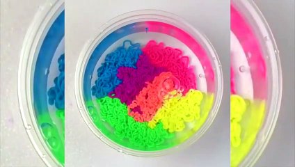 Satisfying Paint Noodles video - Satisfying Slime ASMR !