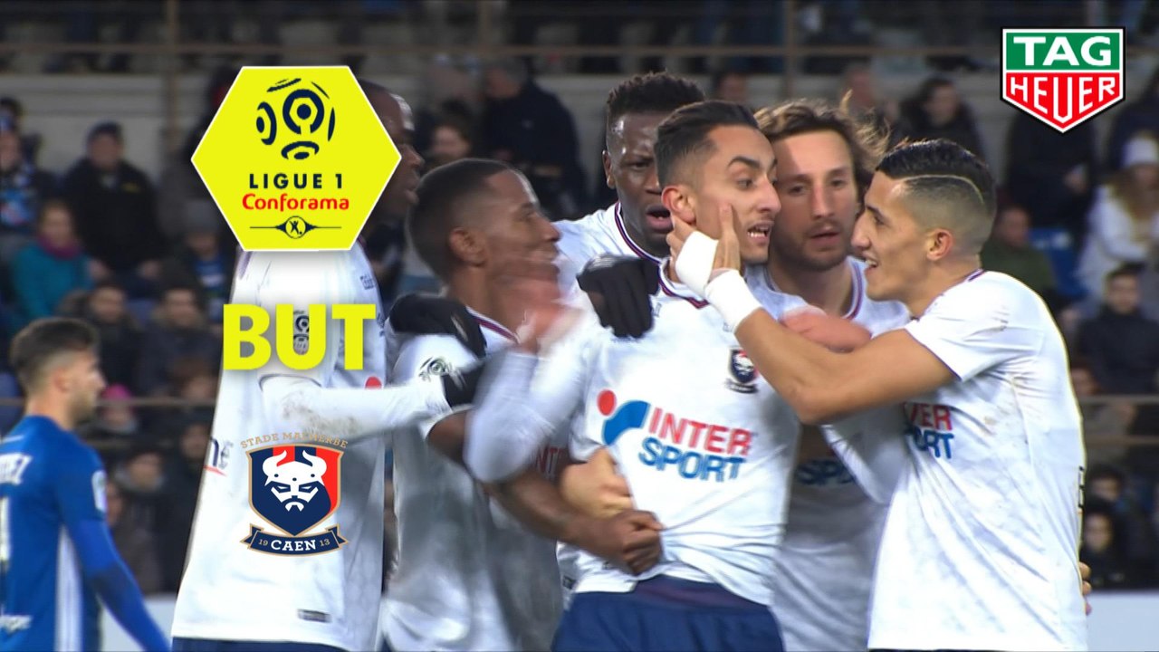 But Saïf-Eddine KHAOUI (80ème) / RC Strasbourg Alsace - SM Caen - (2-2) - (RCSA-SMC) / 2018-19