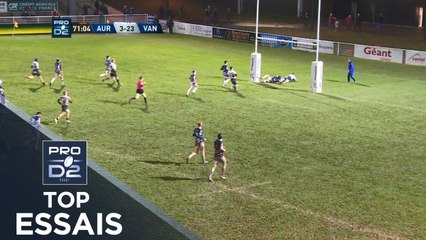 TOP Essais de la J14– PRO D2 – Saison 2018-2019