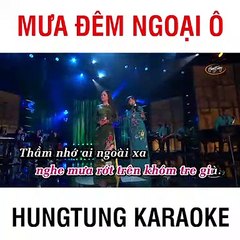 Mưa Đêm Ngoại Ô - Hoàng Oanh & Như Quỳnh (Karaoke Demo)
