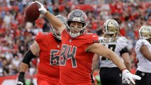 Brate catches second TD in first half