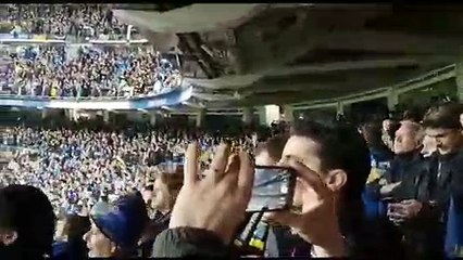 River Plate-Boca Juniors: Ambientazo en la Final de la Copa Libertadores en el Santiago Bernabéu