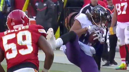 Snead goes up for top-shelf throw from Lamar for 16 yards