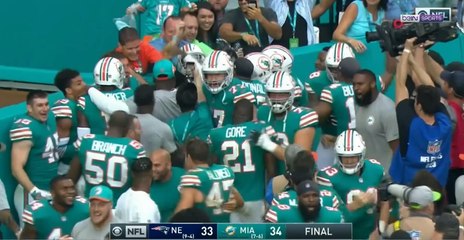 NFL - Le touchdown dément des Dolphins face aux Patriots !