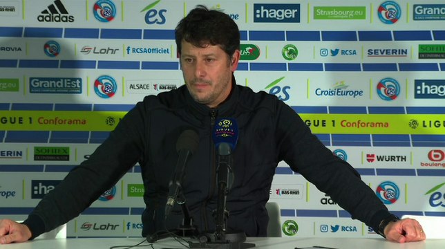 Conférence de presse Fabien Mercadal après Strasbourg - SMCaen