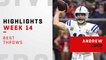 Best throws from Andrew Luck's 399-yard day | Week 14