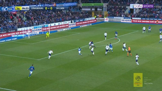 Martinez opens the goal fest for Strasbourg against Caen