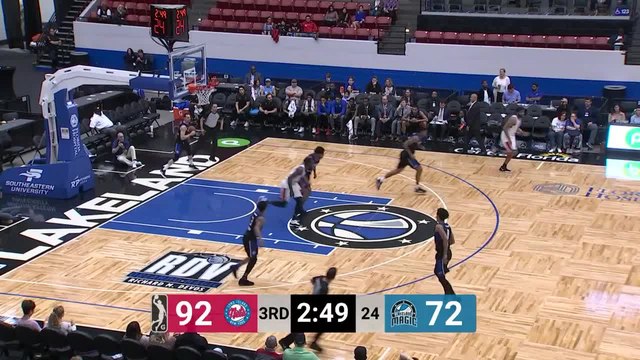 Theo Pinson (22 points) Highlights vs. Lakeland Magic