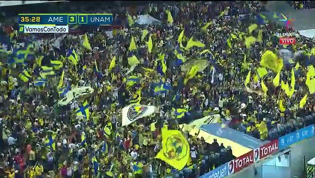 Roger Martínez Goal - Club América vs Pumas U.N.A.M 3-1