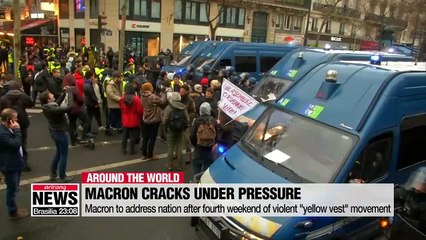 Macron to address nation after fourth weekend of violent "yellow vest" movement