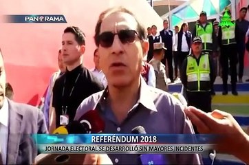 Referéndum 2018: jornada cívica se realizó sin mayores incidentes
