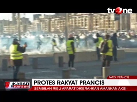 Pekan Keempat Unjuk Rasa di Prancis, Menara Eiffel Ditutup