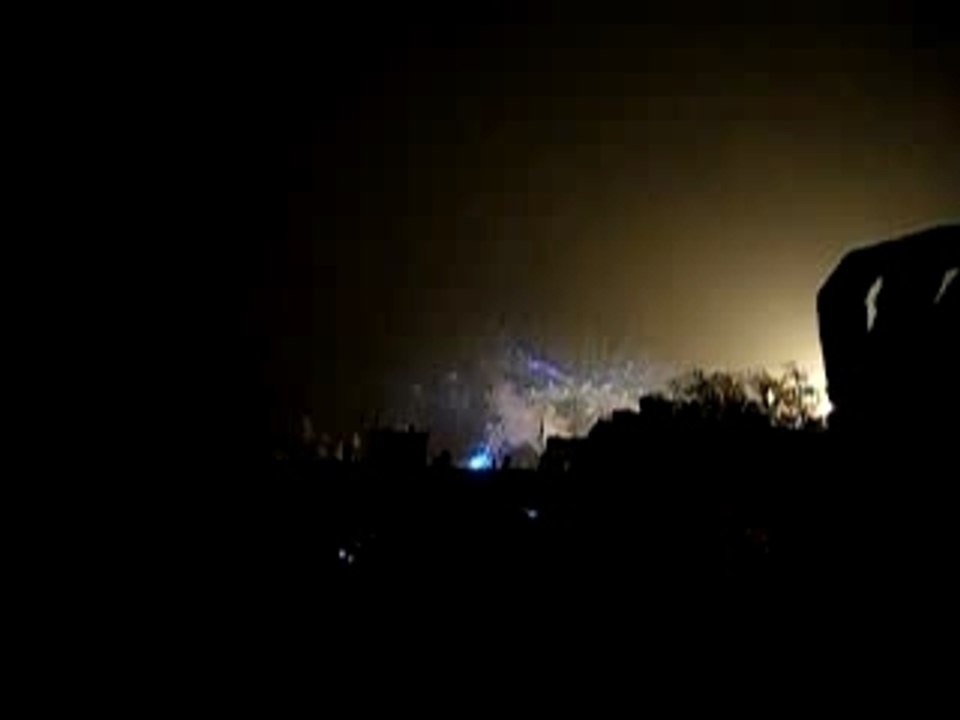 Feux d'artifice Londres Nouvel an 2008