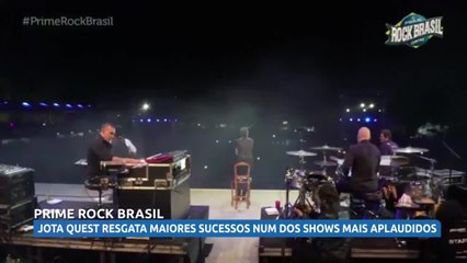 Prime Rock Brasil: Jota Quest faz um dos shows mais aplaudidos