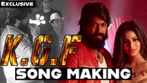 The kgf Kannada Movie: ಮೌನಿ ರಾಯ್, ರಾಕಿಂಗ್ ಸ್ಟಾರ್ ಯಶ್ ಜತೆ ಹೆಜ್ಜೆ ಹಾಕುತ್ತಿರುವ  ಮೇಕಿಂಗ್ ವಿಡಿಯೋ ಇಲ್ಲಿದೆ