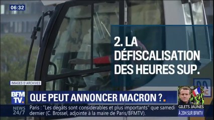 Pouvoir d'achat, heures sup, taxe d'habitation: que peut annoncer Macron ?