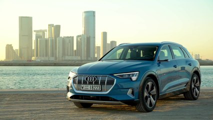 Audi e-tron Exterior Design in Antigua Blue