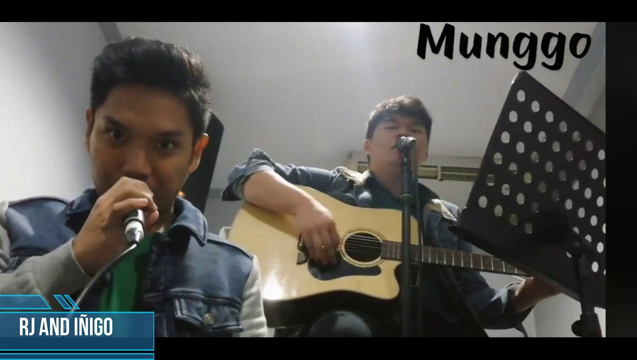 Two talented men doing their song cover