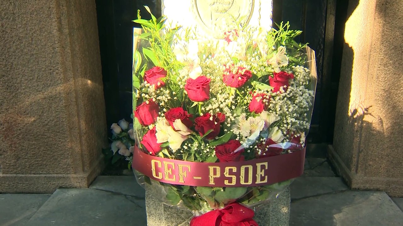 PSOE conmemora el 93 aniversario de la muerte de Pablo Iglesias