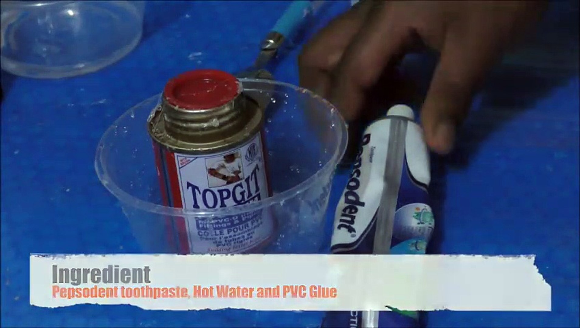 How To Make Slime Out Of Toothpaste And Water Slime Out Of Toothpaste Only