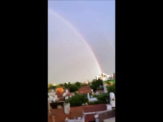 El Arcoiris sobre el Estadio Monumental de River