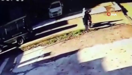 Müftülük garajından elektrikli bisikleti böyle çaldılar