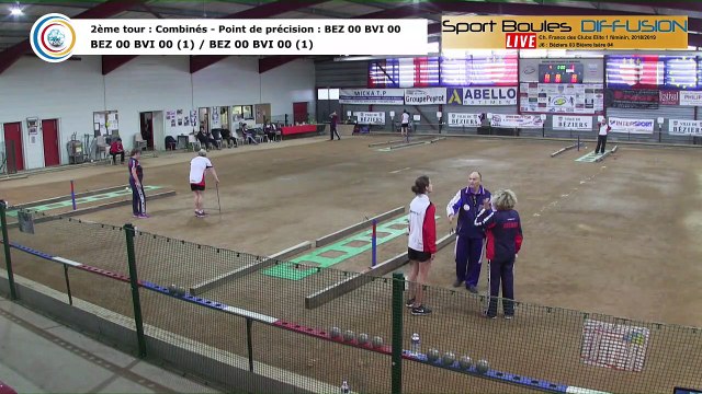 Second tour, France Club Elite 1 F, J6, Béziers contre Bièvre Isère, saison 2018/2019