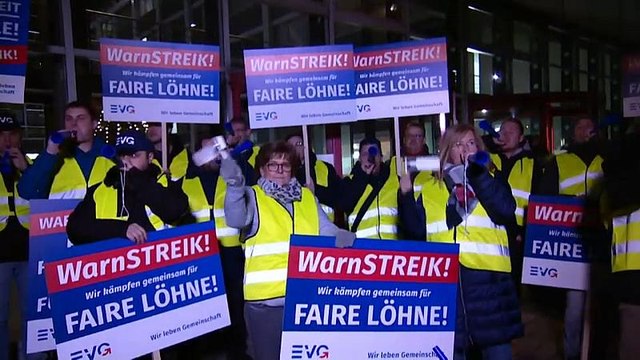Streiks legen Bahnverkehr in Deutschland lahm