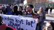 Report TV - Persona të mbuluar dhe me maska te protesta e studentëve