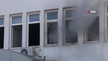 Akdeniz Üniversitesi'nde Korkutan Yangın