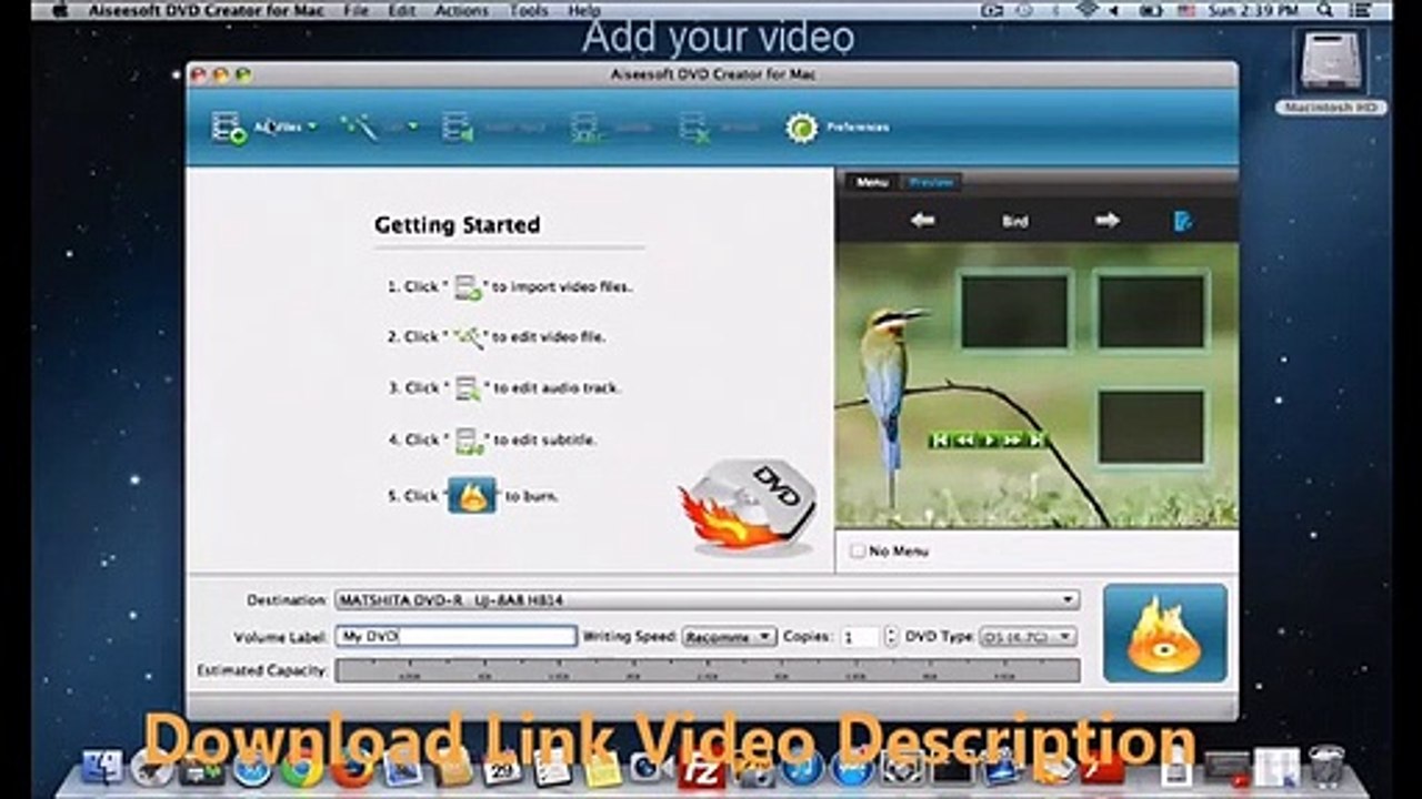 Aiseesoft DVD Creator Mac 5.2.8 Crack