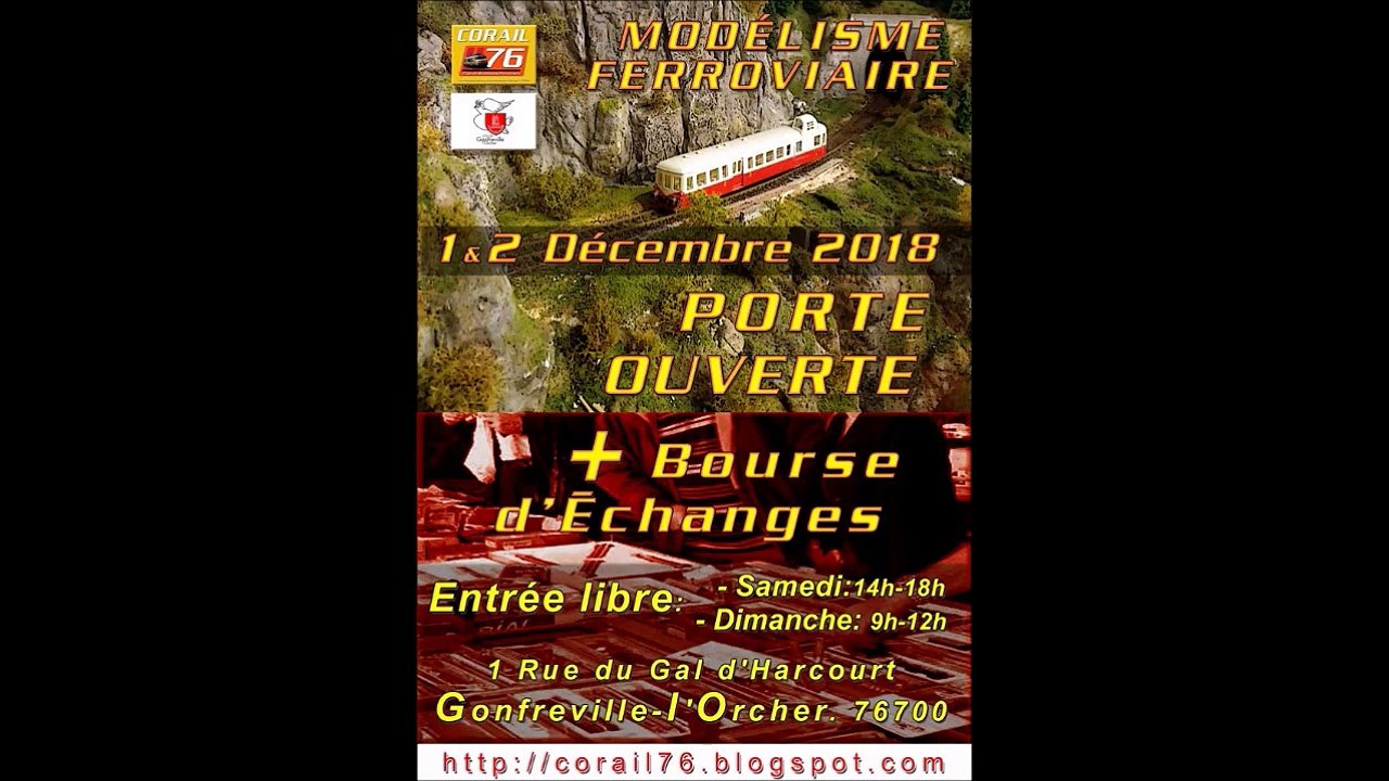 PORTE OUVERTE A CORAIL76. Circulations du 1 et 2 Décembre 2018