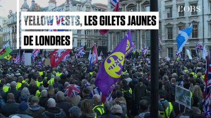 Les gilets jaunes font leur apparition à Londres