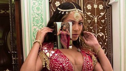 ¿Por qué se ha vestido Beyoncé con un vestido indio?
