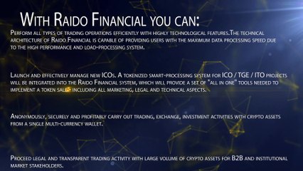 Raido Financial - GLOBAL FINTECH ECOSYSTEM