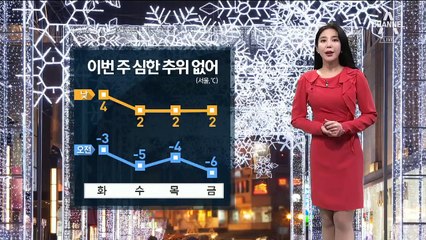 [날씨]이번 주 심한 추위 없어…내일 전국 비·눈