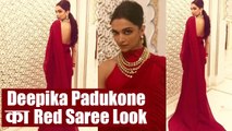 Isha Ambani Wedding: Deepika Padukone wins hearts in her red saree look | Boldsky