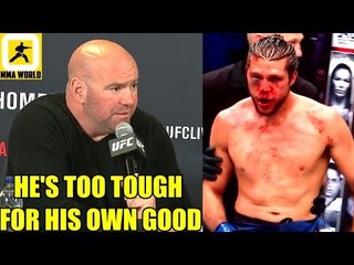 Dana White reacts to Brian Ortega taking huge amount of damage against Max Holloway,Joanna,Nick