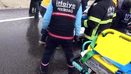 Tekirdağ'da trafik kazası: 2 yaralı