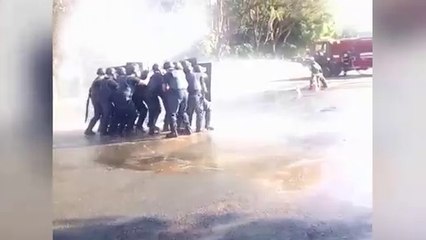 Entraînement chez les CRS brésiliens !
