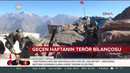 Geçen haftanın terör bilançosu