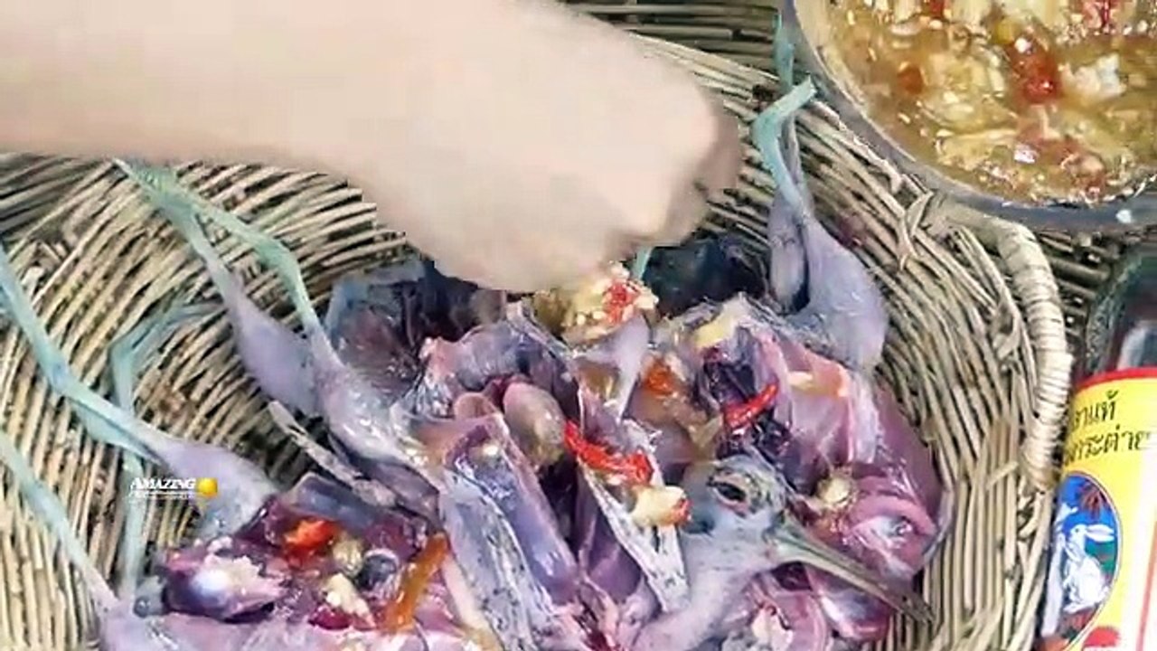 Cooking wild - Cooking Big Dove In Forest For Lunch. HOT GIRL
