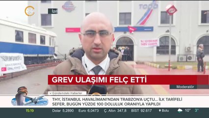 Grev ulaşımı felç etti