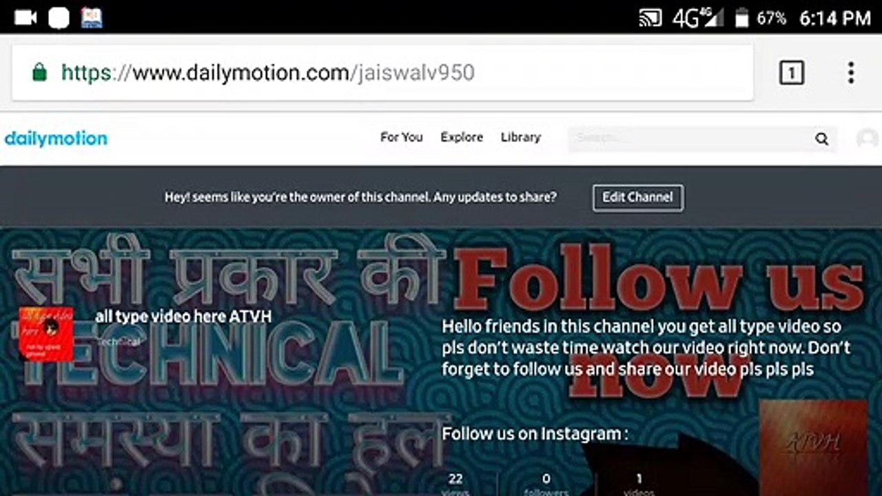 how to show ad on dailymotion adblock
