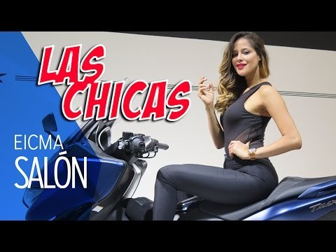 Las chicas del Salón EICMA Milán 2016