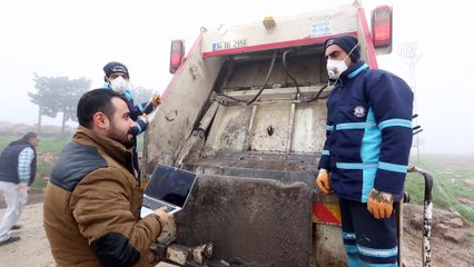 Belediye temizlik görevlileri AA'nın 'Yılın Fotoğrafları' oylamasına katıldı - GAZİANTEP