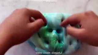 Coloring Slime Compilation - Satisfying Slime ASMR
