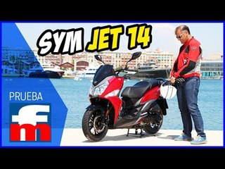 Prueba del nuevo Sym Jet 14