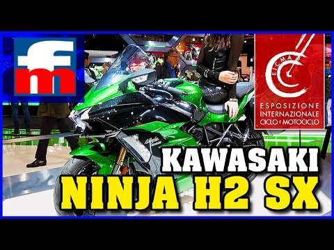 Kawasaki Ninja H2 SX en el Salón de Milán EICMA 2017